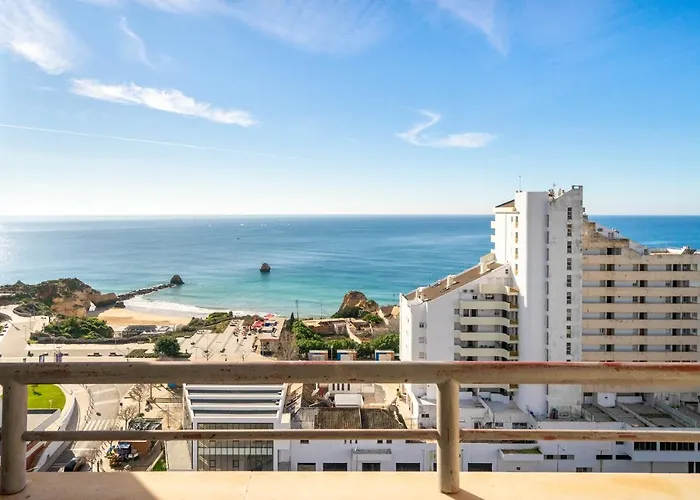 Praia Da Rocha, 17 H, Frontal Sea View, Wonderful Studio, Air Conditioning, Two Pools, Internet, Parking - Jardins Da Rocha By Ig