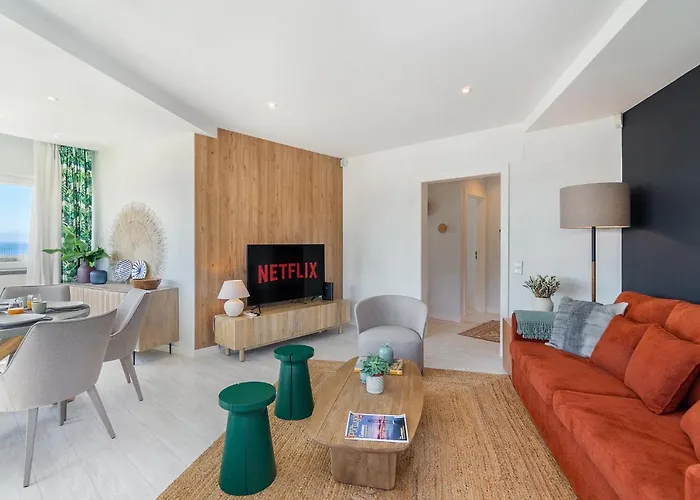 Whome Cascais Coastline Atlantic Gardens W/Ac, Parking & Sea View