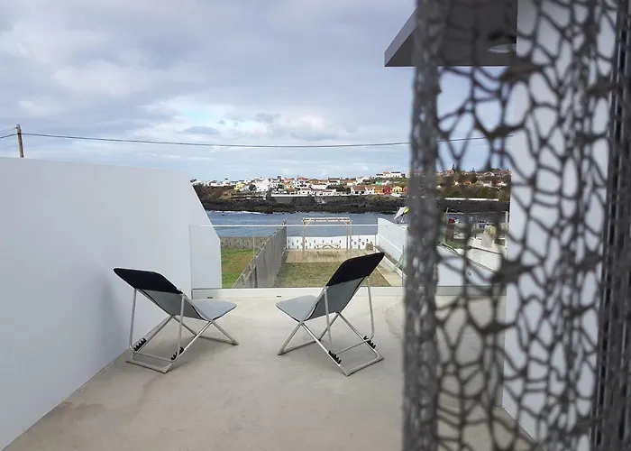 Amazing View To The Sea & Port Bay In Mosteiros