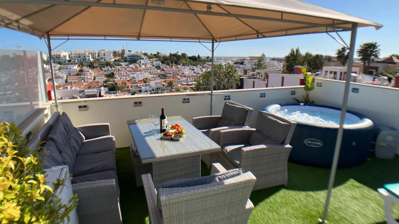 Beta - 2 Bedrooms, Private Rooftop Patio With Hot Tub, Bbq And View Ferragudo (Faro)