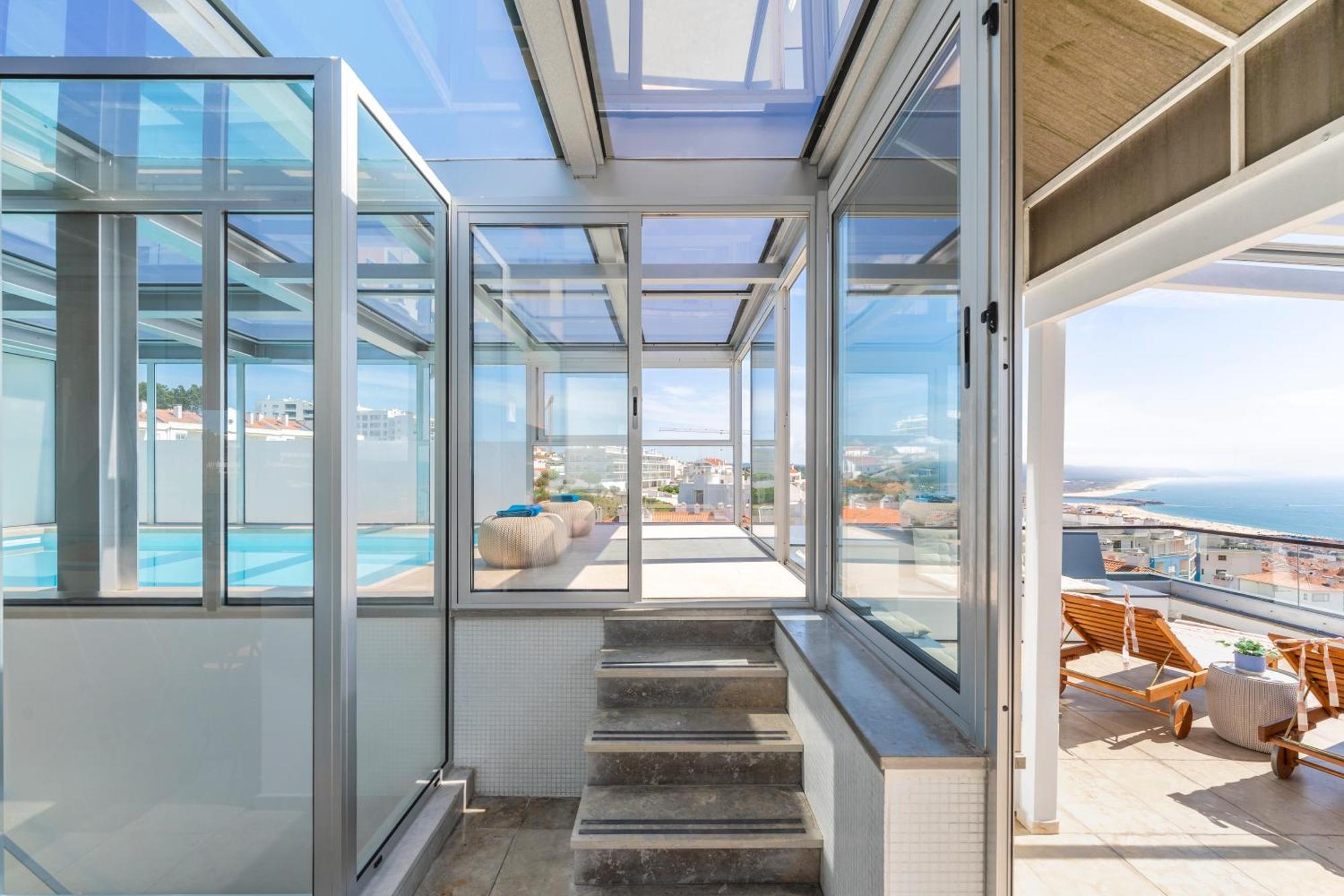 Penthouse Boa Vista - Private Pool & Sea Views Nazare