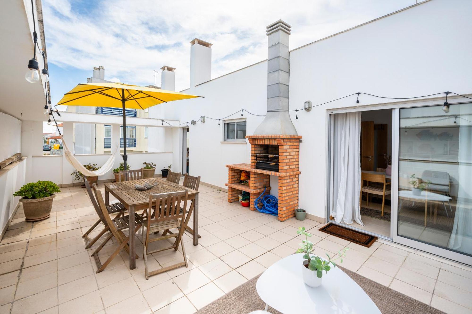 Ocean Terrace - Private Patio With Bbq & Sea View Nazaré