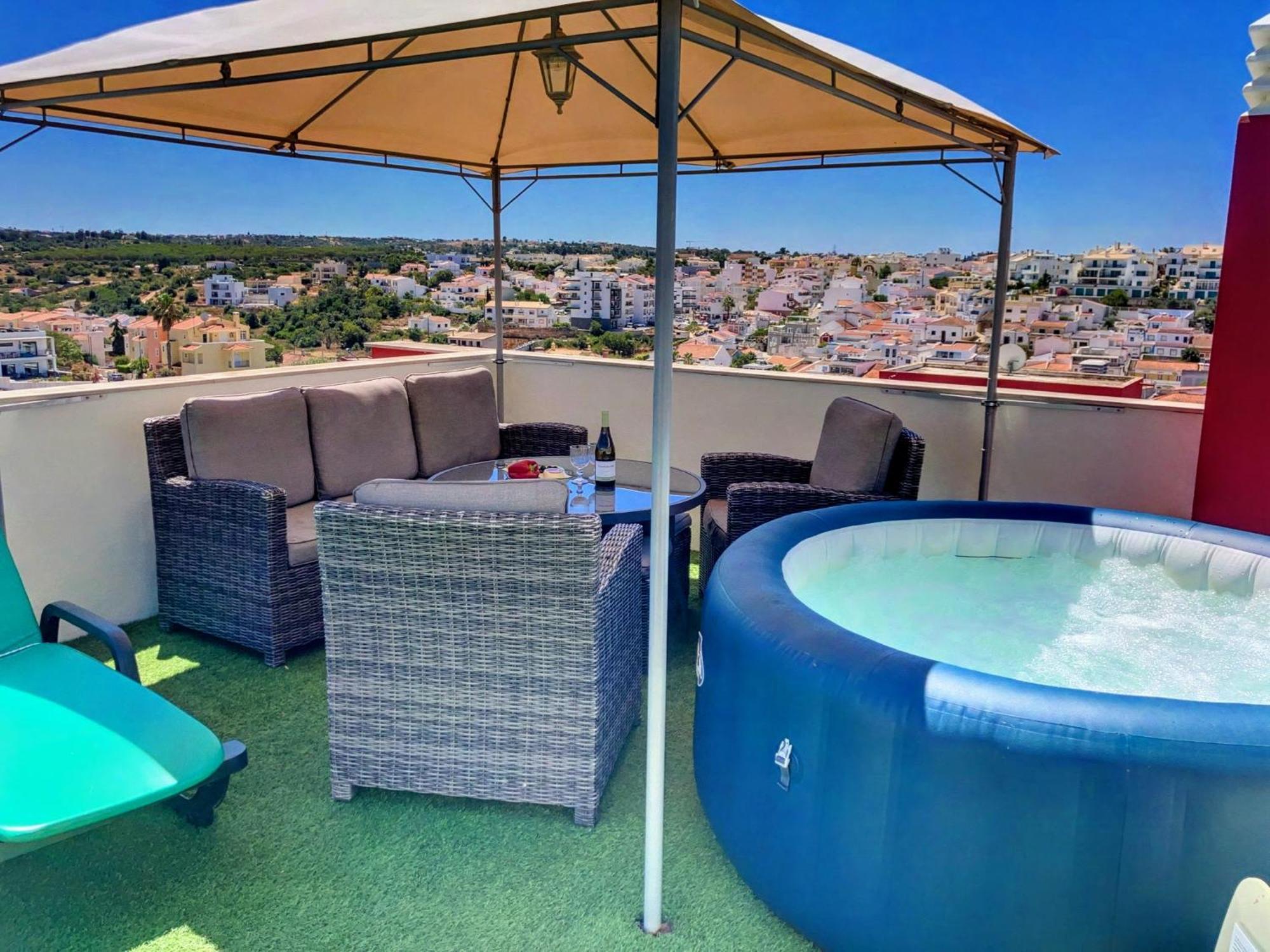Apartamento Alpha - 2 Bedrooms, Private Rooftop Patio With Hot Tub, Bbq And View Ferragudo (Faro)