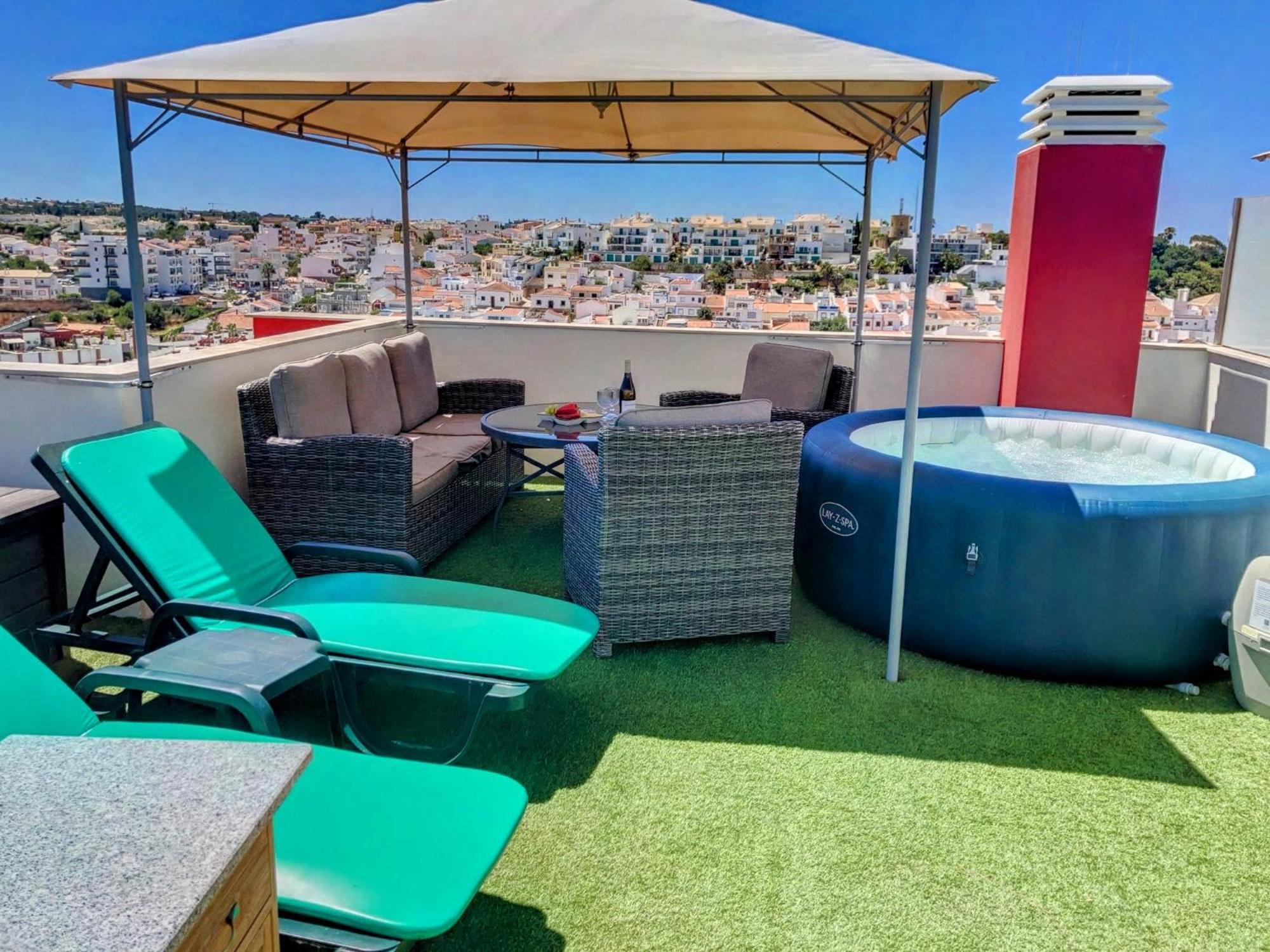 Apartment Alpha - 2 Bedrooms, Private Rooftop Patio With Hot Tub, Bbq And View Ferragudo (Faro)