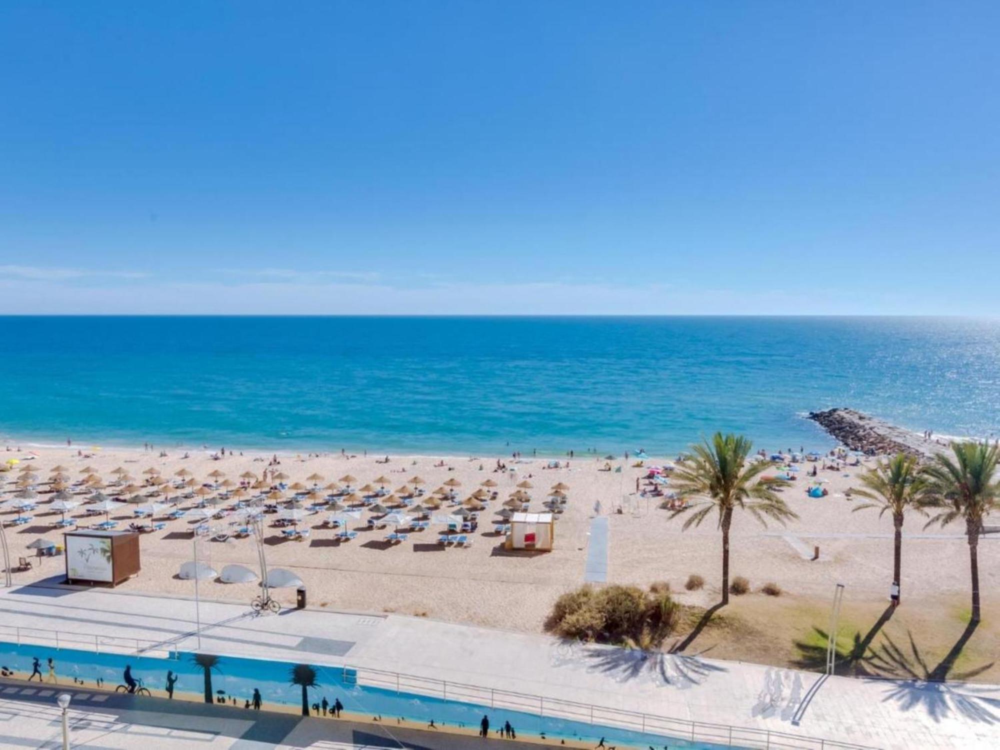 First Line Front Pool Flat View Apartamento Quarteira