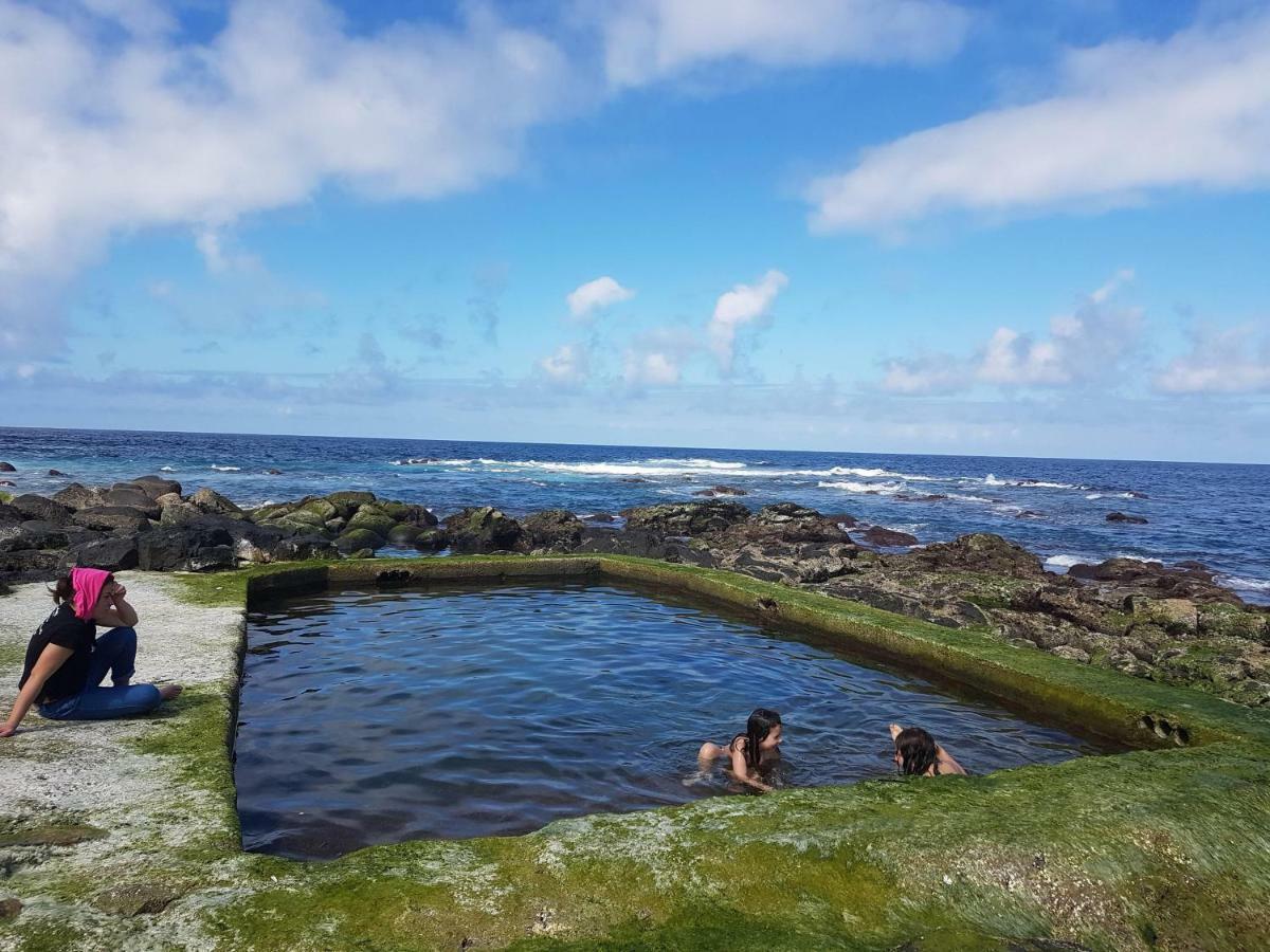 Seaside Azores With Natural Pool, Terrace & Barbecue Capelas