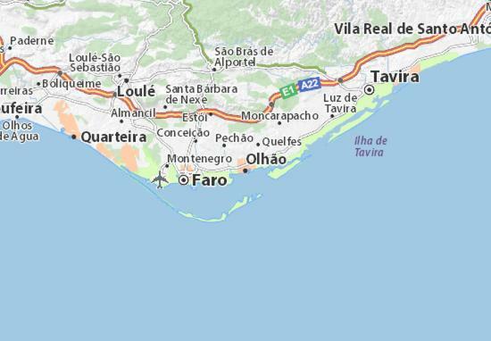 Aldeia De Marim, Ohao, Portugal, Meerblick *