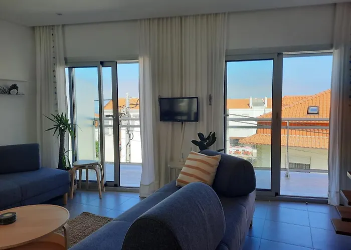Sitius 5B - New Seaview Apartment With Rooftop Terrace In Historical Centre Sitio Da Nazare