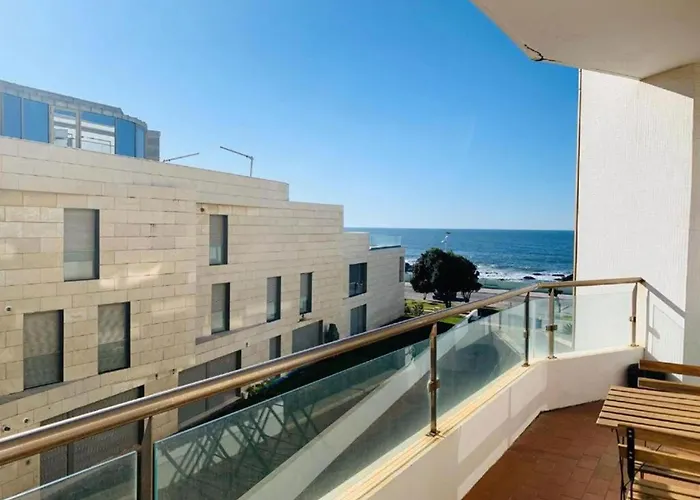 Praia De Vila Do Conde Com Vista A Mar
