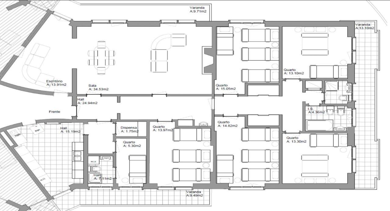 Apartment Apolonia 3 Frontal River View