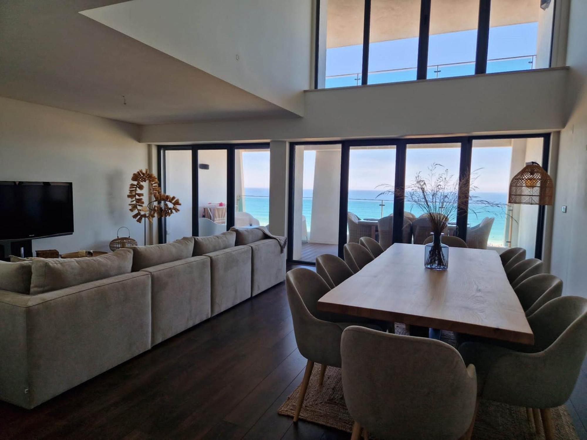 Front Line, Sea View, Luxury Penthouse In Caparica *