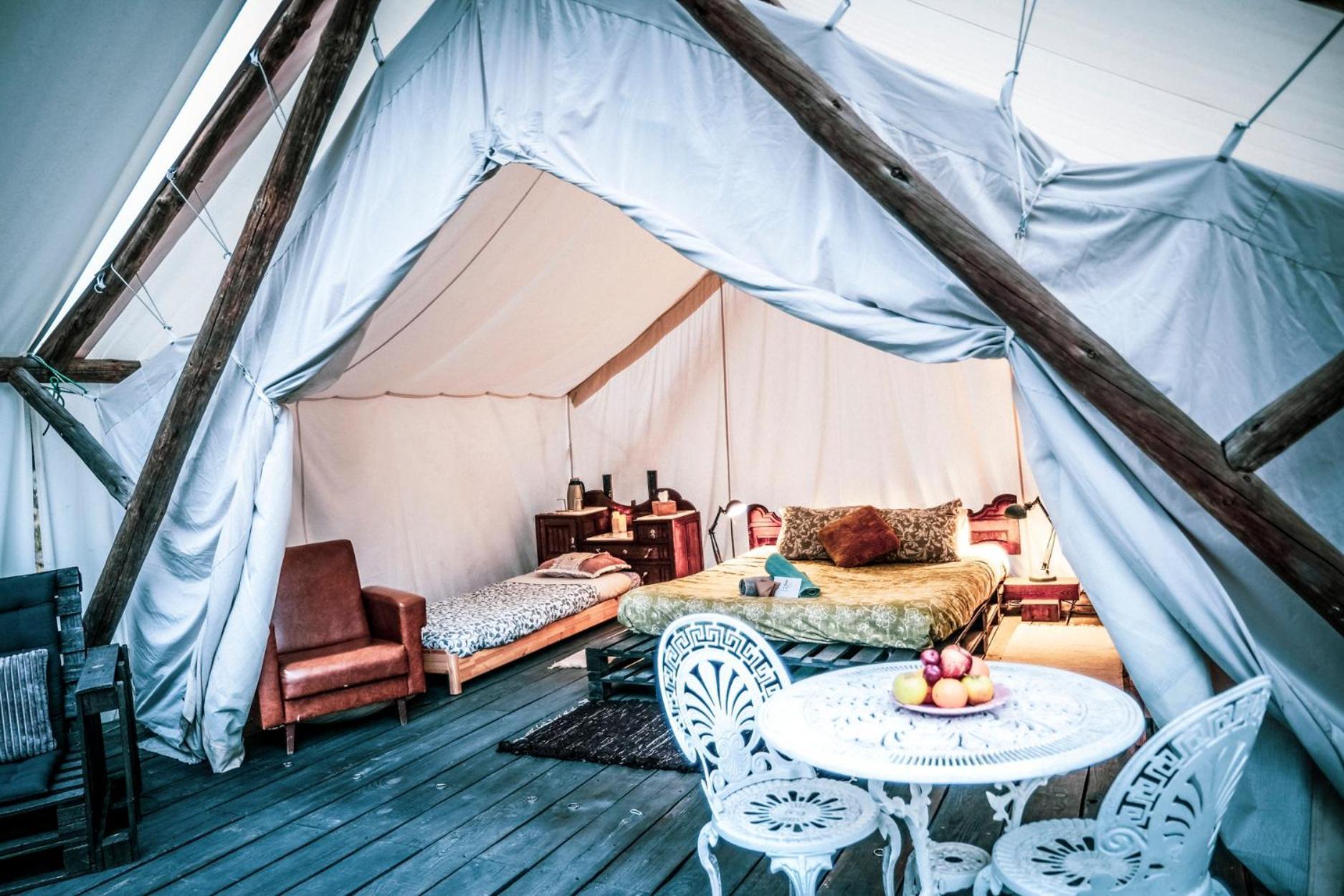 Luxe tent Quinta Alma - Ecological Retreat Farm *