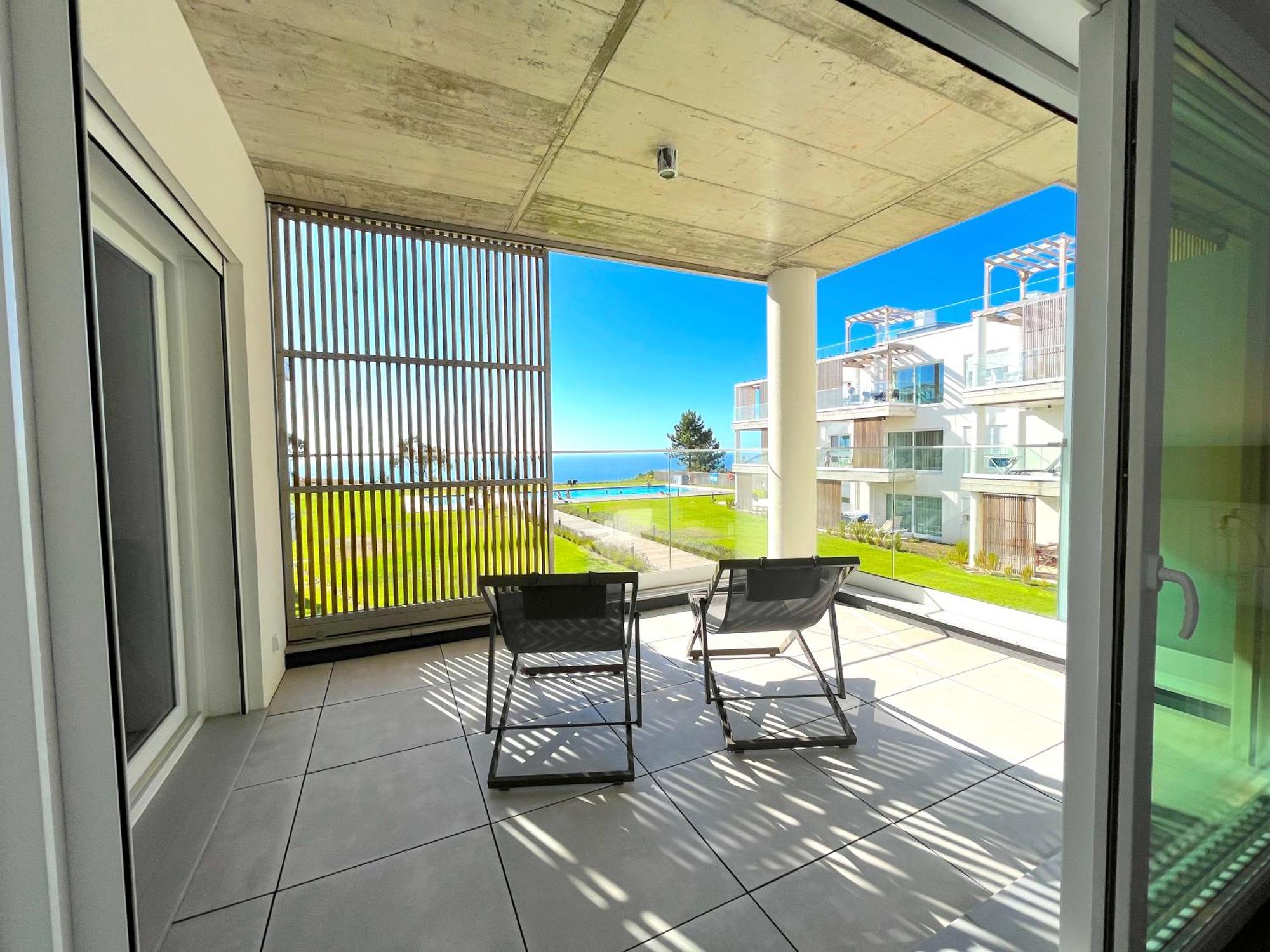 Apartment Mar A Vista - With Pool, Gym And Sea Views Nazare
