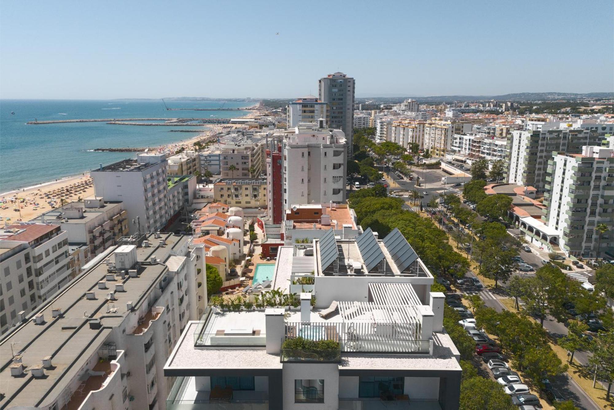 Terracos De -luxury Duplex Penthouse 3br View, 50m From Apartment Quarteira