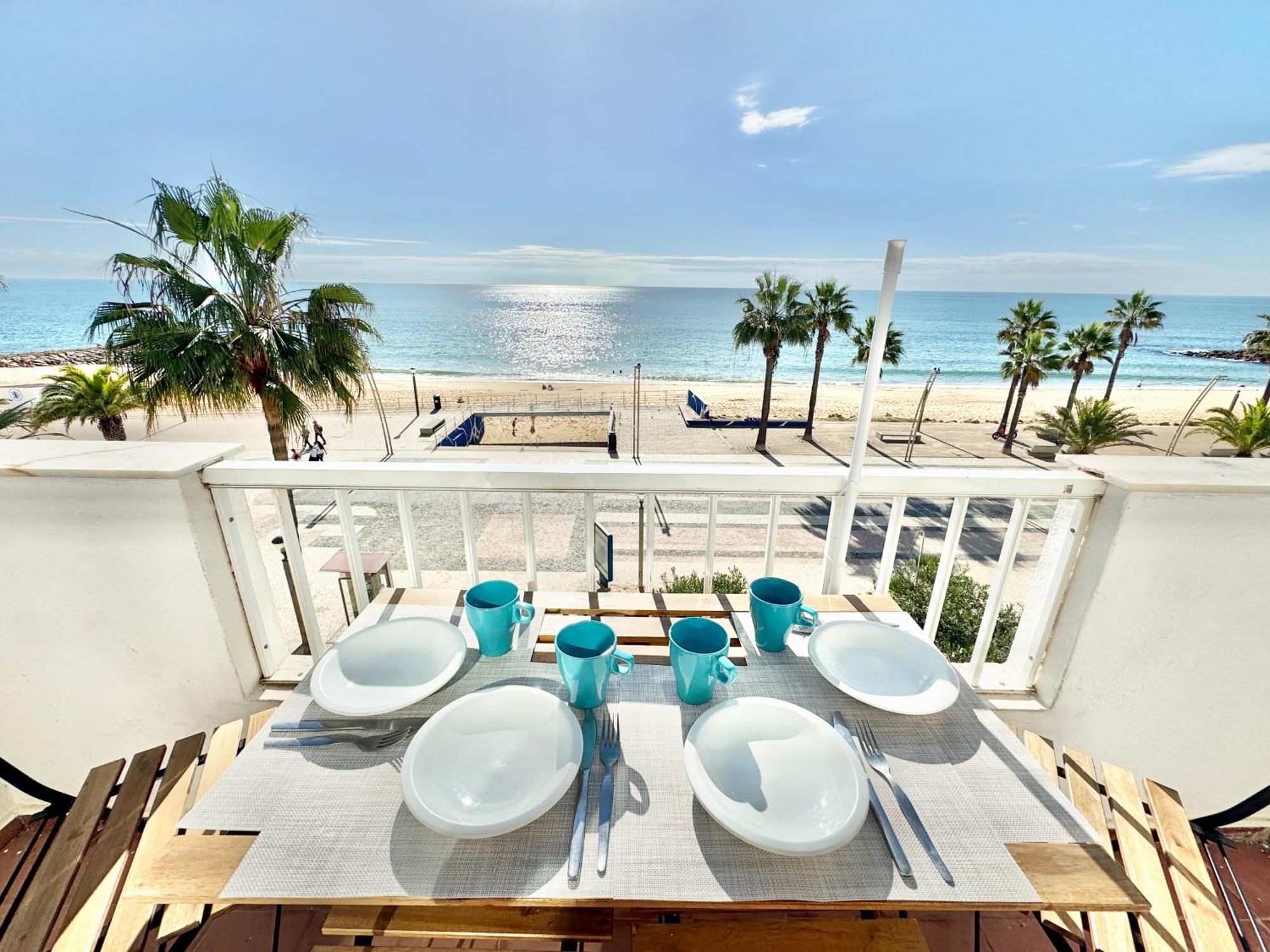 Direct Access With Sea View, Ac & Wifi Apartment Quarteira