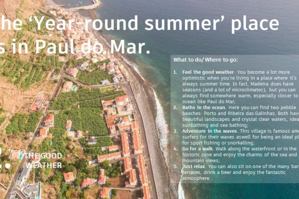 O Pomar - A Quiet Sunny Place With Amazing Sea Views Villa Paul do Mar (Madeira)