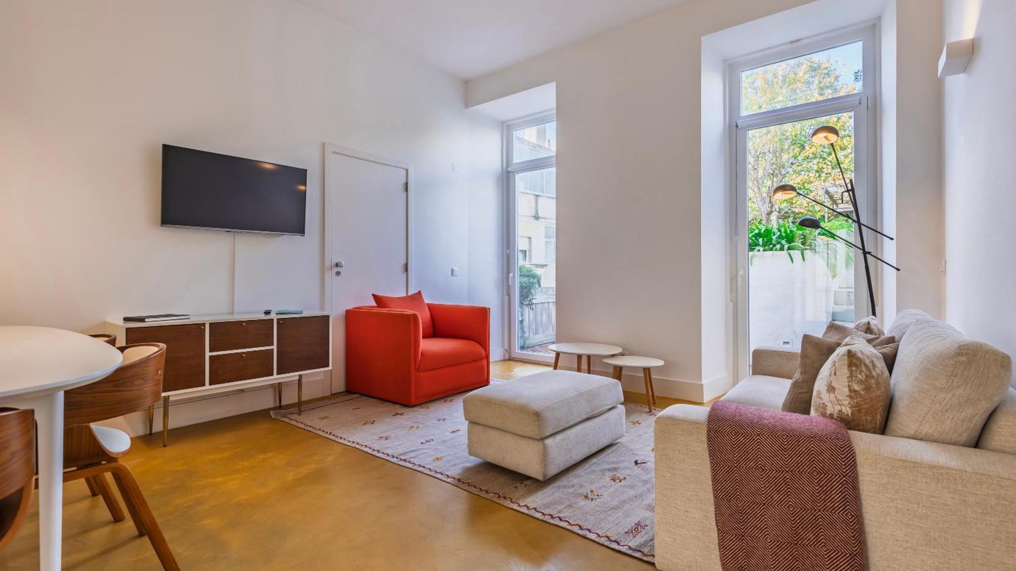 Apartment 1bdr With Garden View By Lovelystay *