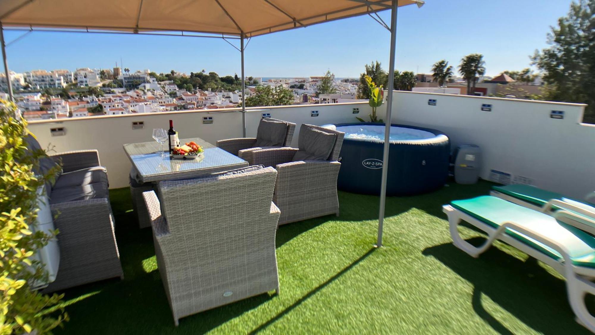 Apartment Beta - 2 Bedrooms, Private Rooftop Patio With Hot Tub, Bbq And View Ferragudo (Faro)