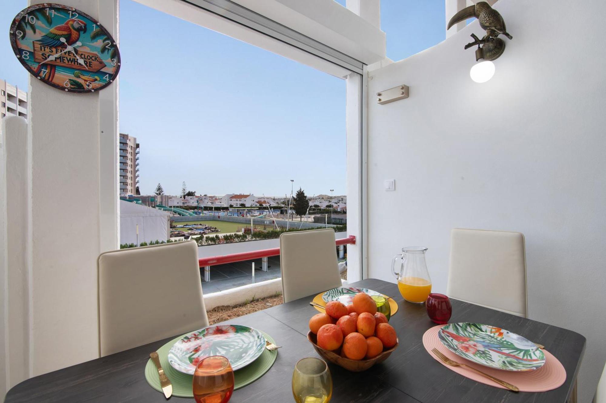 Jungle Flat With Pool T2 Montechoro Apartment *