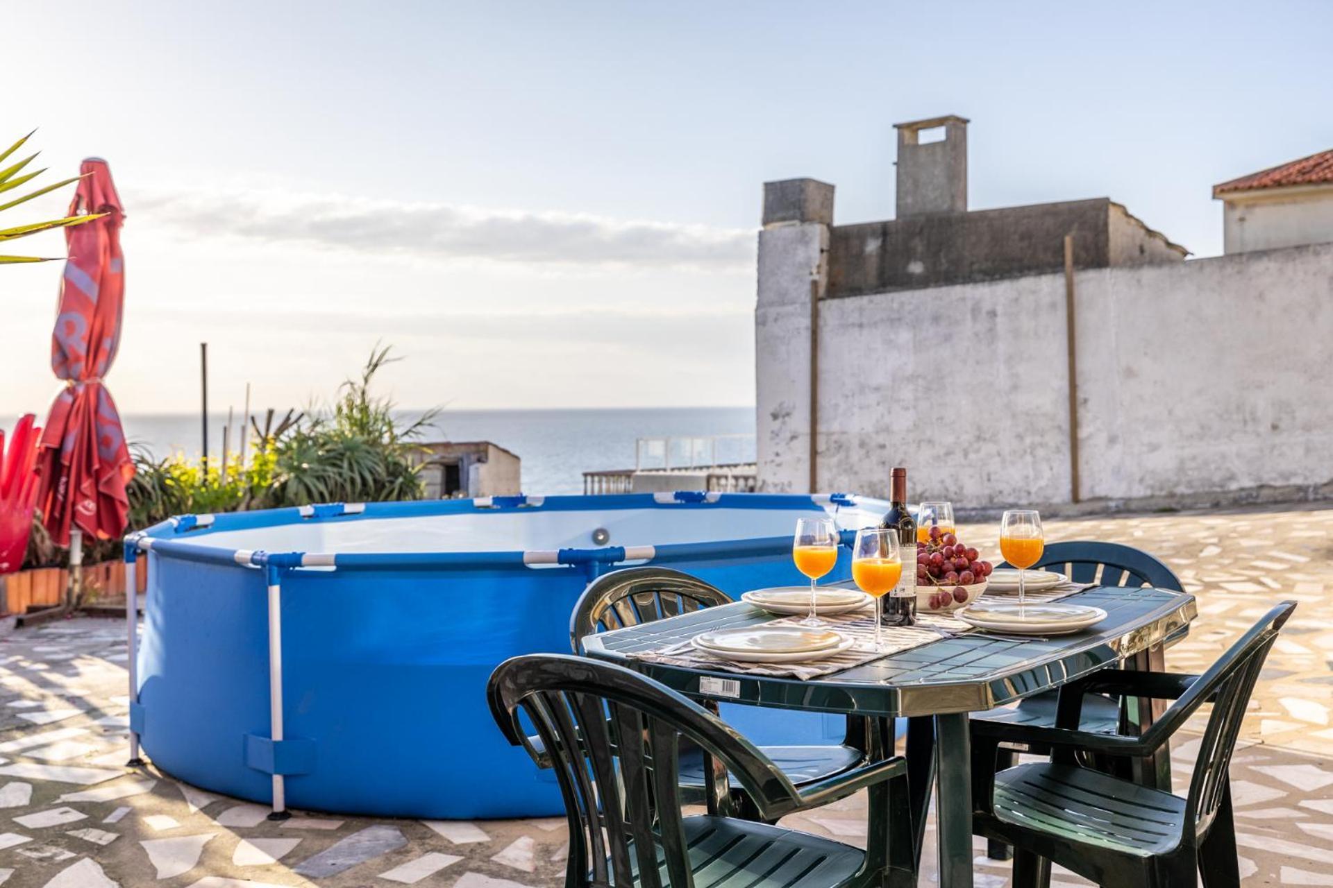 Apartment Casa Da Legua - Panoramic Ocean View With Terrace Pool Pataias