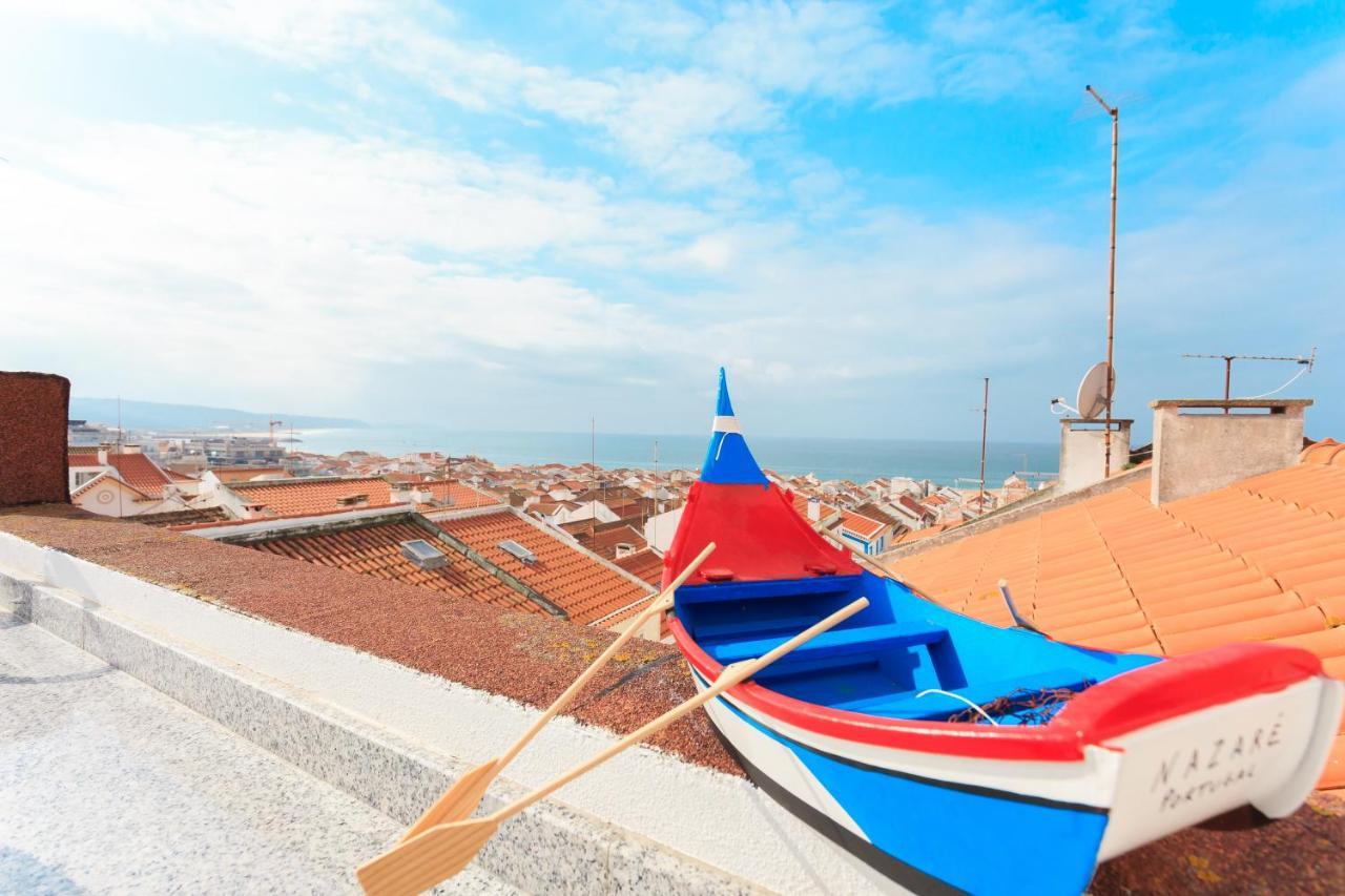 Sea Breeze Ii - Private Sea View Terrace And Office Apartamento Nazaré