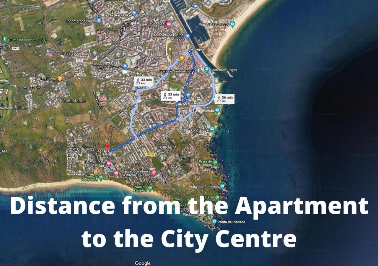 Apartment Large Penthouse Near Porto De Mos With Magnificent Views In
