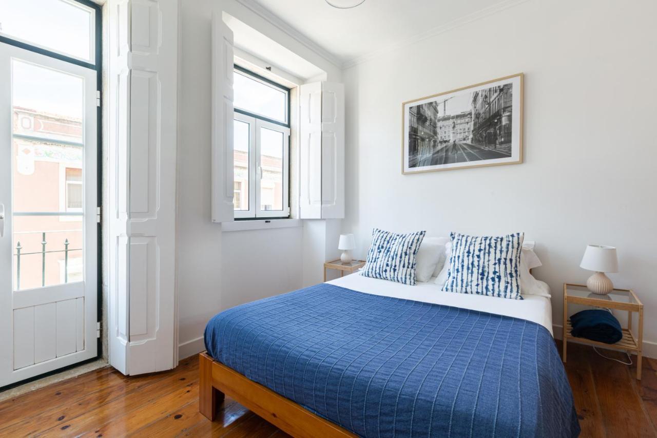 Appartement White & Blue Vintage In Graca *