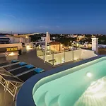 Stylish Modern Carvoeiro Villa 2 Bedrooms Villa Benagil Stunning Views Roof Terrace With Private Heated Pool Algarve