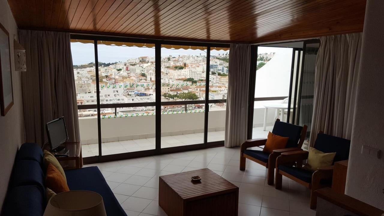 Albufeira, Sea And Old Town View