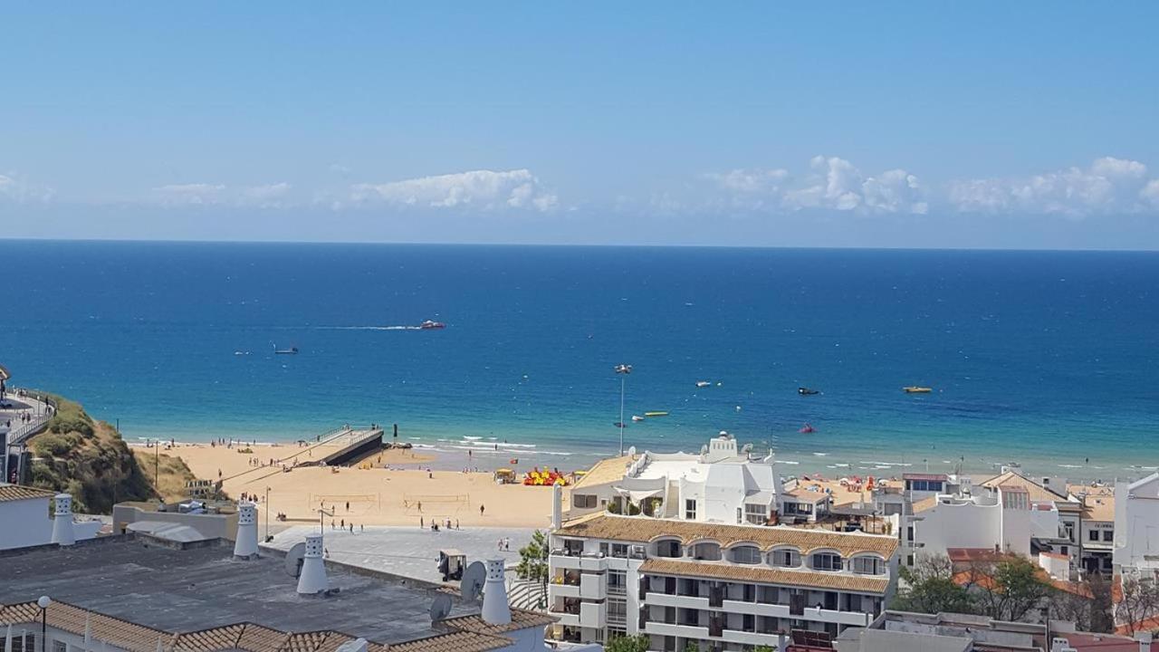 Albufeira, Sea And Old Town View